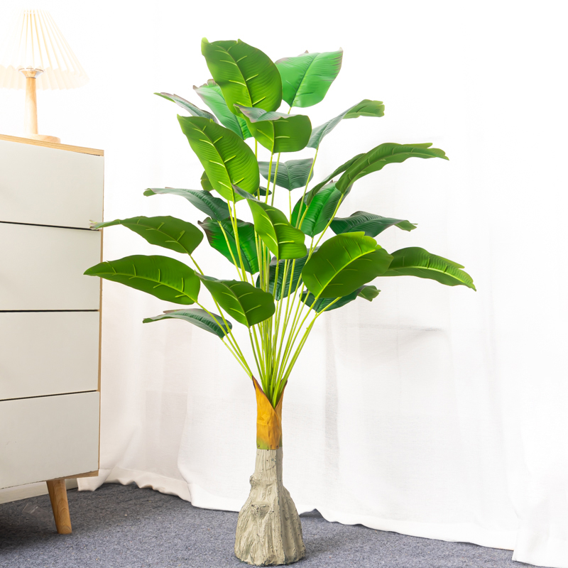 100cm 24Heads Artificial Banan - Dracaena Marginata recension och pris
