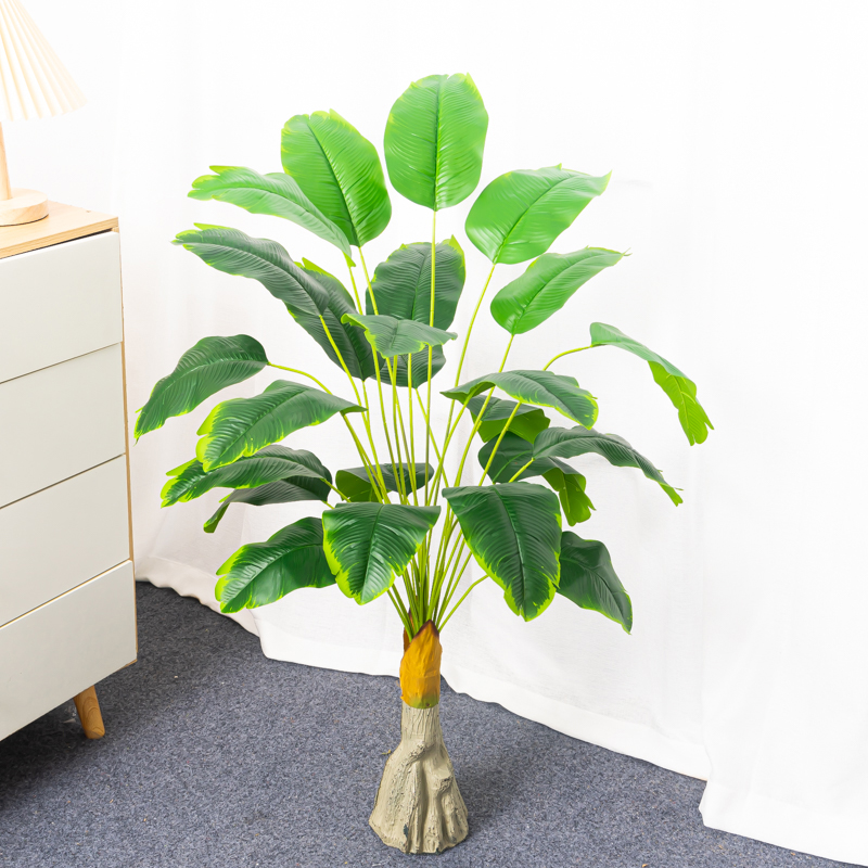 100cm 24Heads Artificial Banan - Dracaena Marginata recension och pris