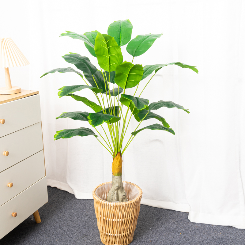 100cm 24Heads Artificial Banan - Dracaena Marginata recension och pris