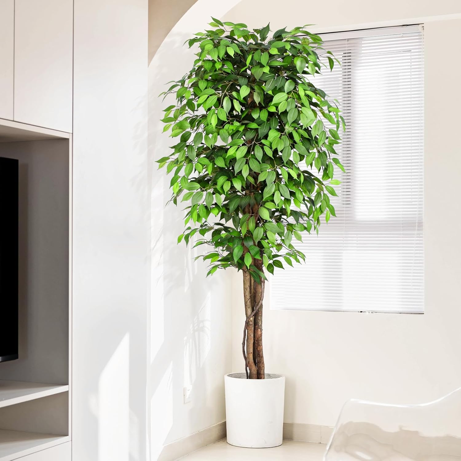 Lifelike Artificial Ficus Tree - Dracaena Marginata recension och pris